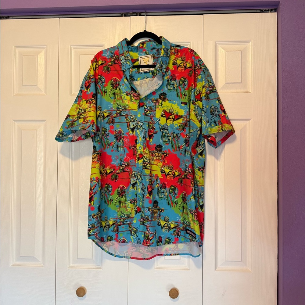 RSVLTS Hulk Hogan vs Ultimate Warrior Mens XXL Shirt